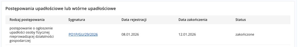Wpis KRZ — sygn. PO1P/GU/29/2026