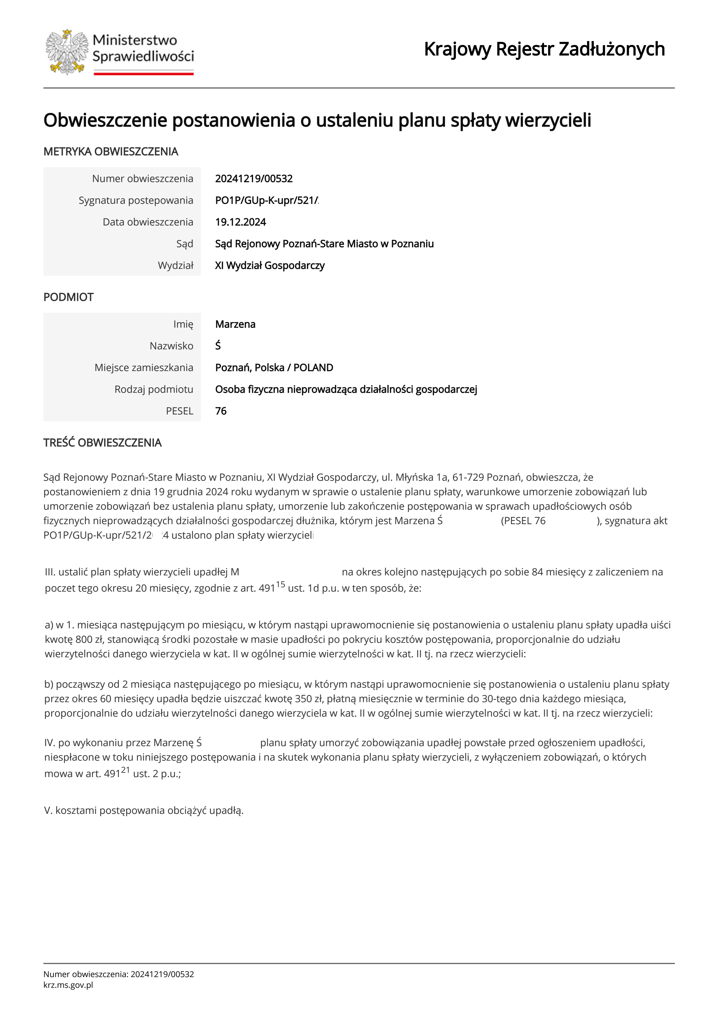 Skan postanowienia — PO1P/GUp-K-upr/521/2024